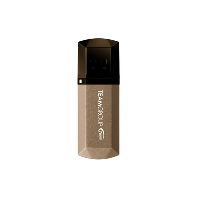 Team Group C155 64GB USB 3.2 Flash Drive - Gold - فلاش ذاكرة